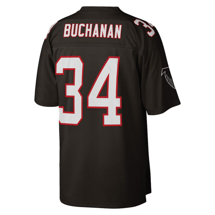 A.Falcons #34 Ray Buchanan Player Retired Legacy Replica Black Football Jerseys football jersey product view 1