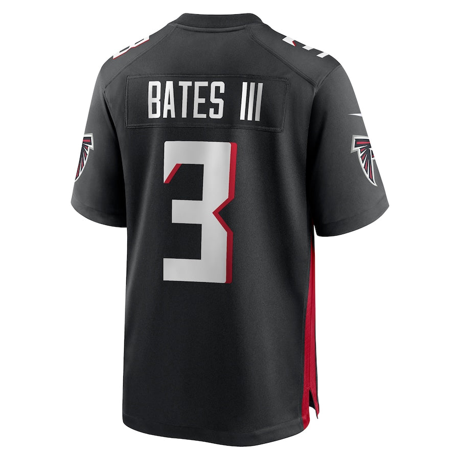 A.Falcons #3 Jessie Bates III Player Black Game Home Football Jerseys football jersey product view 1