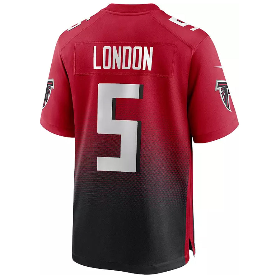 A.Falcons #5 Drake London Player Red Home Game Football Jerseys football jersey product view 1