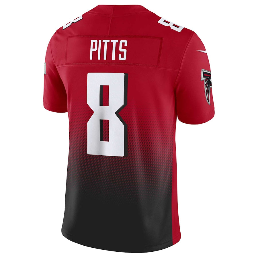 A.Falcons #8 Kyle Pitts Sr. Player Red Vapor F.U.S.E. Limited Football Jerseys football jersey product view 1