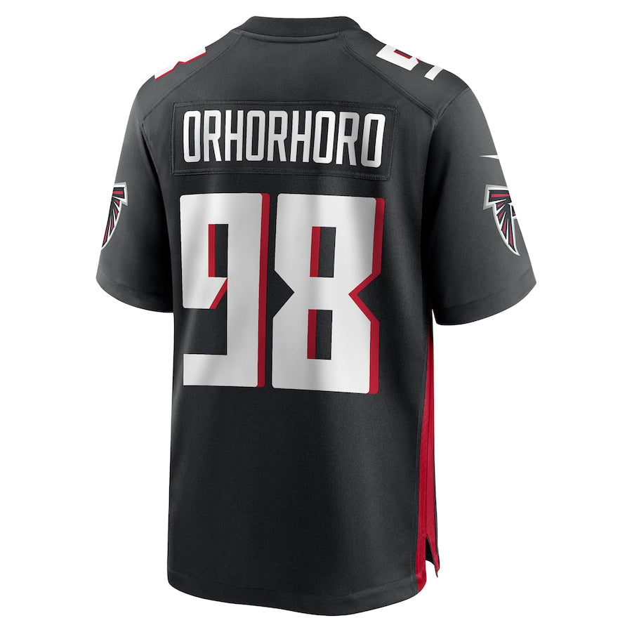A.Falcons #98 Ruke Orhorhoro Player Black Home Game Football Jerseys football jersey product view 1