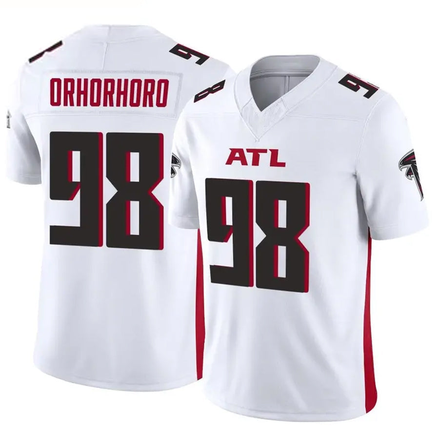 A.Falcons #98 Ruke Orhorhoro Player Vapor F.U.S.E. Limited White Football Jerseys football jersey product view 1