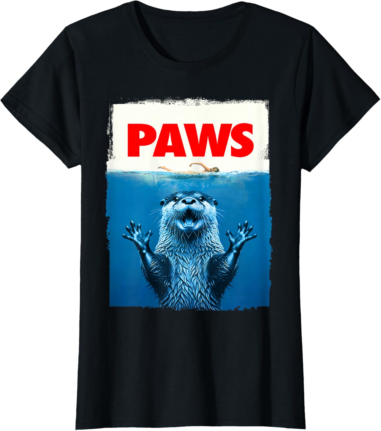 Paws Otter Funny Lover Gifts for Men Women Kid Teen - Adult & Kids T-Shirts, Sweatshirts & Hoodies apparel design preview 1