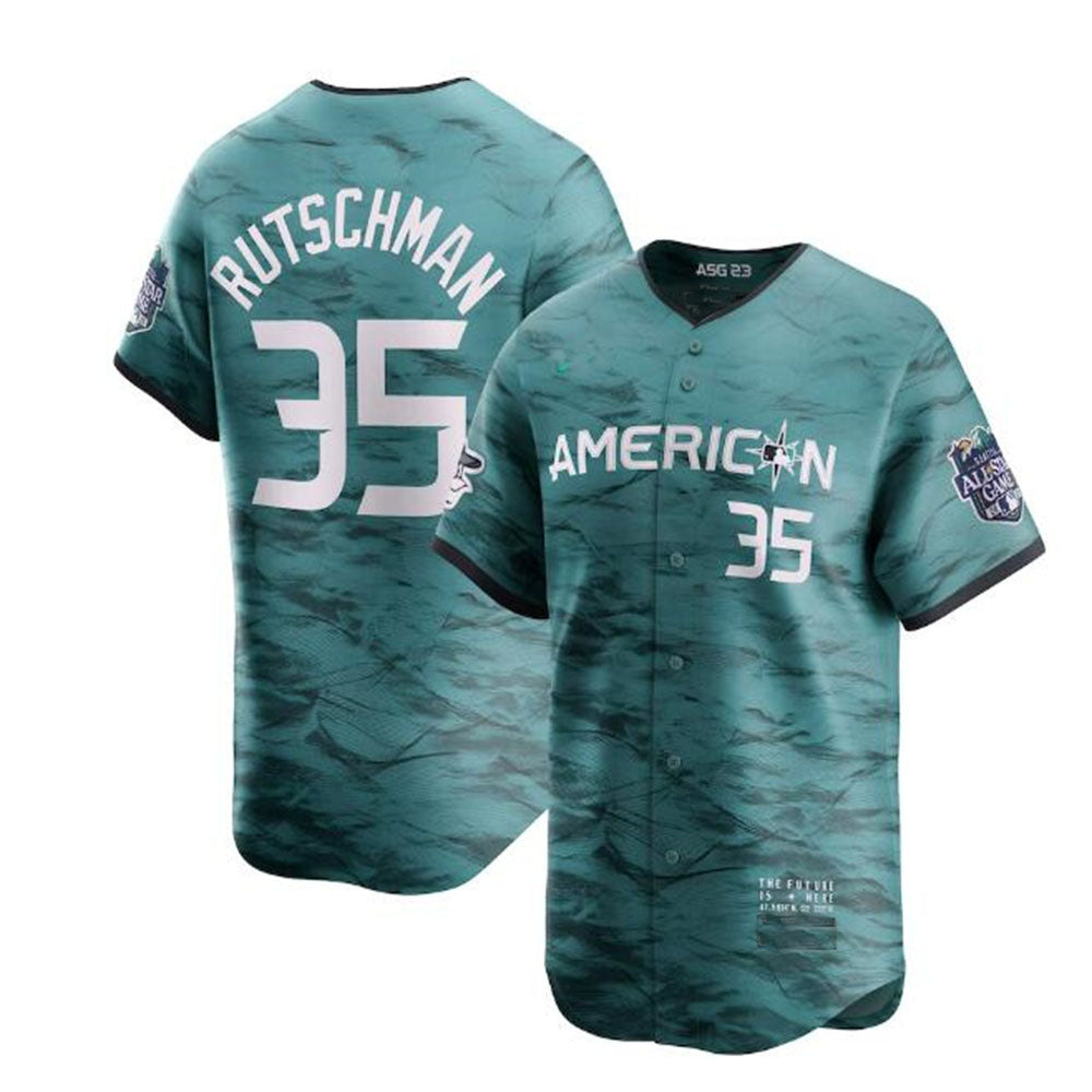 #35 Adley Rutschman American League 2023 All-Star Game Limited Player Jersey - Teal Baseball Jerseys baseball jersey product view 1