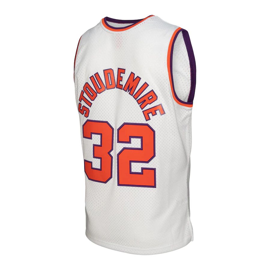 P.Suns #32 Amar'e Stoudemire 2002-03 Hardwood Classics Swingman Jersey White White Stitched American Basketball Jersey basketball jersey product view 1