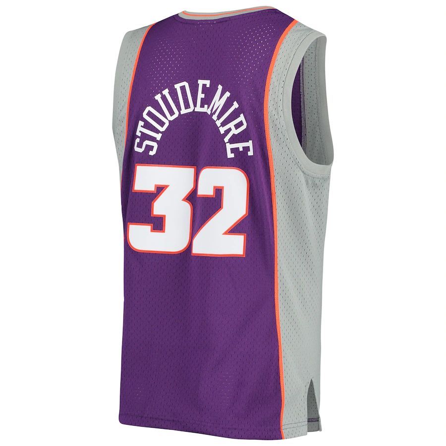 P.Suns #32 Amar'e Stoudemire 2002-2003 Authentic Hardwood Classics Swingman Jersey Purple Stitched American Basketball Jersey basketball jersey product view 1