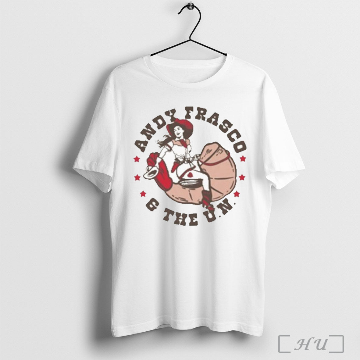 Andy Frasco Cowboy Shrimp - Adult & Kids T-Shirts, Sweatshirts & Hoodies apparel design preview 1