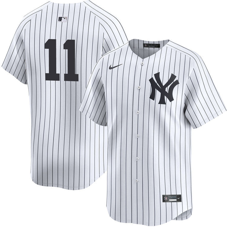 Anthony Volpe New York Yankees Home Limited Player Jersey - White baseball jersey product view 1