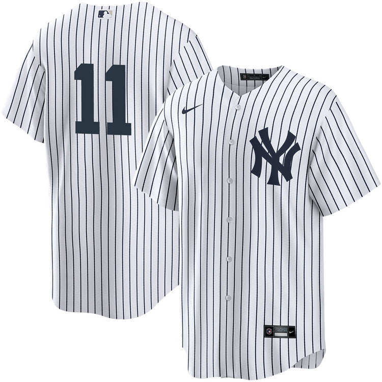 Anthony Volpe New York Yankees Home Player Jersey - White baseball jersey product view 1