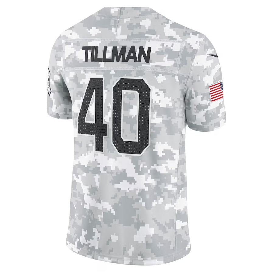 A.Cardinals #40 Pat Tillman Arctic Camo Salute to Service Retired Player Limited Stitched American Football Jerseys football jersey product view 1
