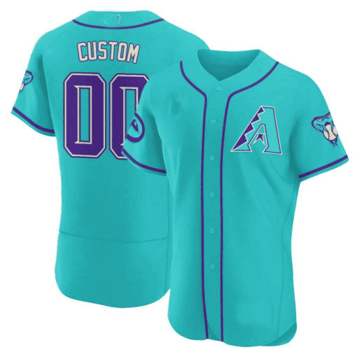Custom Arizona Diamondbacks 2024 Teal Purple ¨C All Stitched Baseball Jersey baseball jersey product view 3
