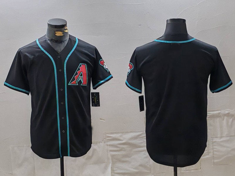 Arizona Diamondbacks Blank Black Cool Base Limited Stitched Baseball Jerseys baseball jersey product view 1