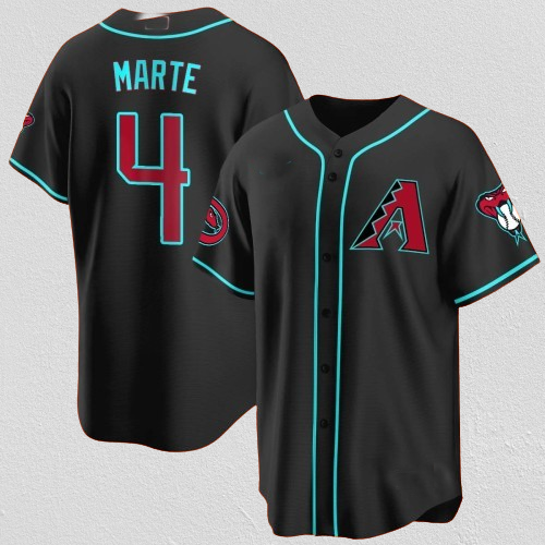 Arizona Diamondbacks #4 Ketel Marte 2024 Cool Base Stitched Baseball Jerseys baseball jersey product view 1
