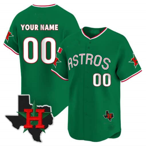 Custom Houston Astros Mexico Texas Patch Vapor Premier Limited V3 ¨C All Stitched Baseball Jersey baseball jersey product view 2