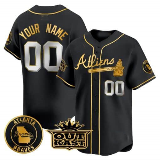 Custom Atlanta Braves Atliens Vapor Premier Limited ¨C All Stitched Baseball Jersey baseball jersey product view 2
