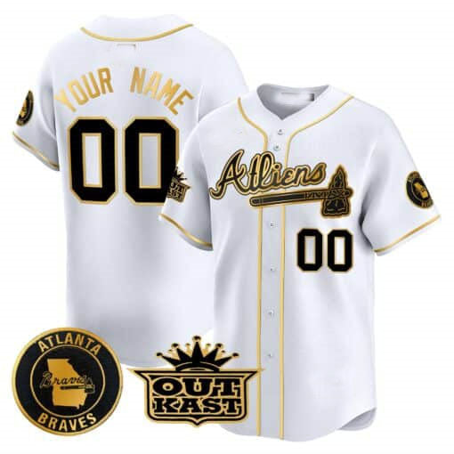 Custom Atlanta Braves Atliens Vapor Premier Limited ¨C All Stitched Baseball Jersey baseball jersey product view 3
