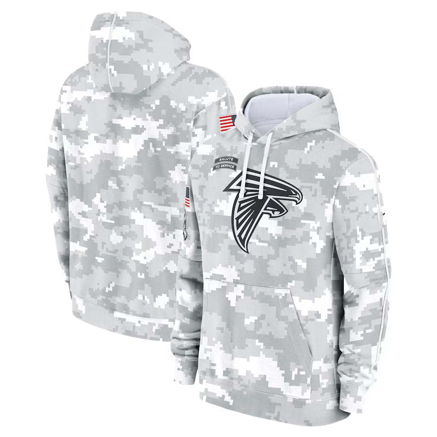 A.Falcons Salute To Service Club Pullover Hoodie Cheap sale Birthday and Christmas gifts Stitched American Player Football Jerseys football jersey product view 1