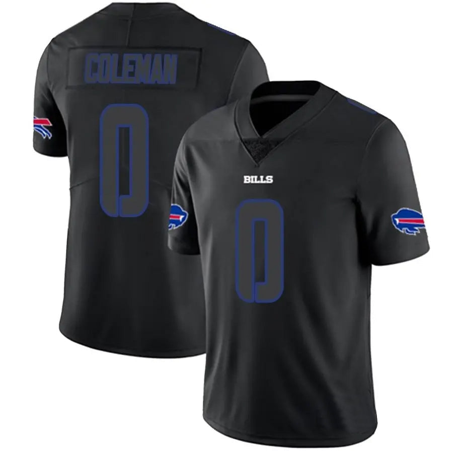 B.Bills #0 Keon Coleman Player Black Legend Elite Limited Football Jerseys football jersey product view 1
