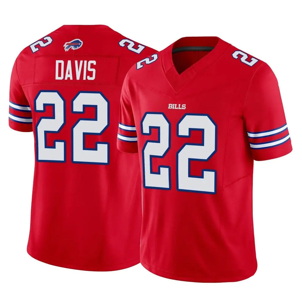 B.Bills #22 Ray Davis Player Red Vapor F.U.S.E. Limited Football Jerseys football jersey product view 1