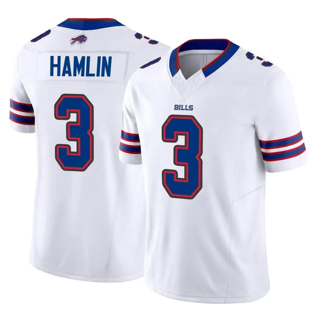 B.Bills #3 Damar Hamlin Player White Vapor F.U.S.E. Limited Football Jerseys football jersey product view 1