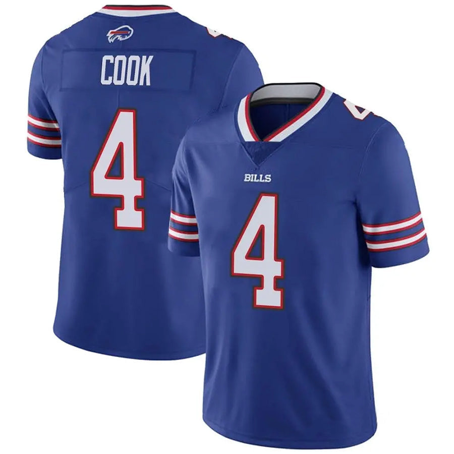 B.Bills #4 James Cook Player Royal Vapor F.U.S.E. Limited Football Jerseys football jersey product view 1