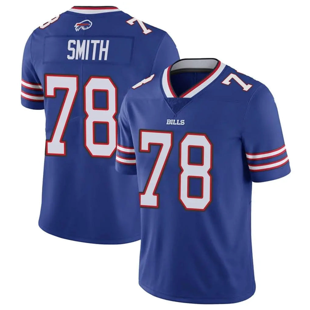 B.Bills #78 Bruce Smith Player Royal Vapor Limited Football Jerseys football jersey product view 1