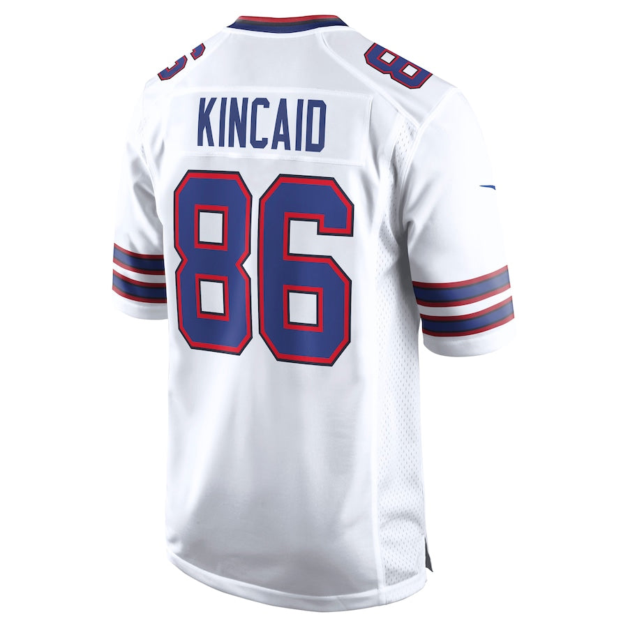 B.Bills #86 Dalton Kincaid Player White Home Game Football Jerseys football jersey product view 1