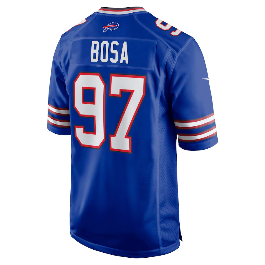 B.Bills #97 Joey Bosa Player Royal Home Game Football Jerseys football jersey product view 1
