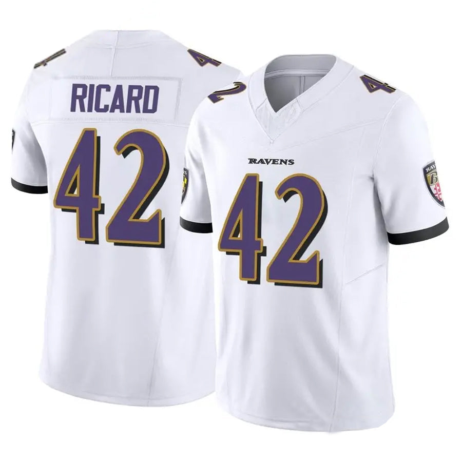 B.Ravens #42 Patrick Ricard Player White Vapor F.U.S.E. Limited Football Jerseys football jersey product view 1