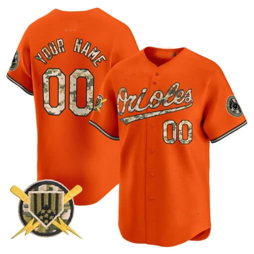 Custom Baltimore Orioles Armed Forces Day Vapor Premier Limited ¨C All Stitched Baseball Jersey baseball jersey product view 3