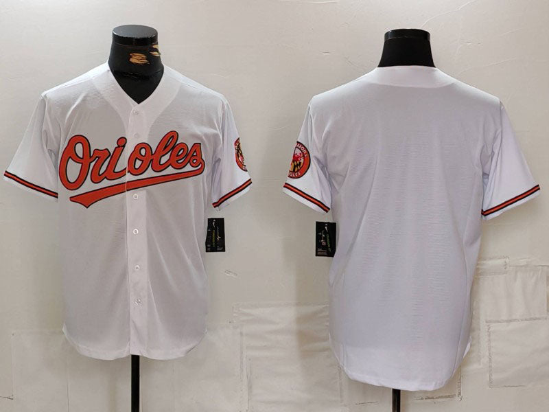 Baltimore Orioles Big Logo White 2024 Home Limited Cool Base Stitched Baseball Jersey baseball jersey product view 1