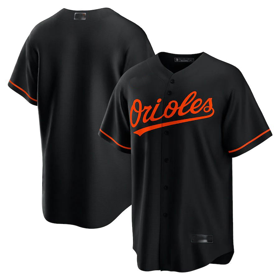 Baltimore Orioles Black Alternate Replica Team Jersey Baseball Jerseys baseball jersey product view 1