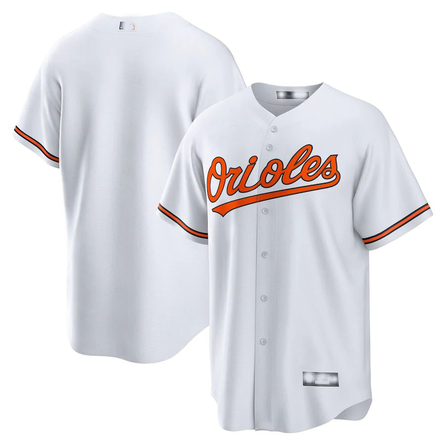Baltimore Orioles White Home Blank Replica Jersey Baseball Jerseys baseball jersey product view 1