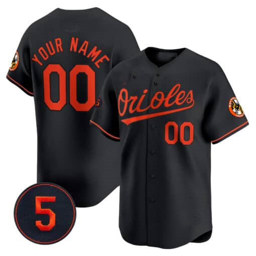 Custom Baltimore Orioles Robinson Patch Vapor Premier Limited ¨C All Stitched Baseball Jersey baseball jersey product view 2