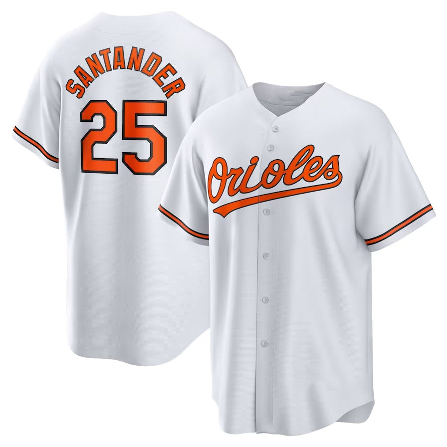 Baltimore Orioles #25 Anthony Santander Replica Player Jersey - White Stitched Baseball Jersey baseball jersey product view 1