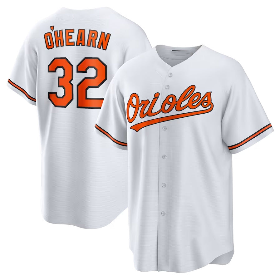 Baltimore Orioles #32 Ryan O'Hearn Home Replica Jersey - White Stitched Baseball Jersey baseball jersey product view 1