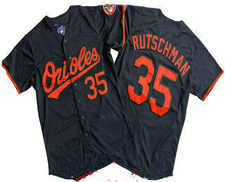 Baltimore Orioles #35 Adley Rutschman Black Limited Baseball Jerseys baseball jersey product view 1