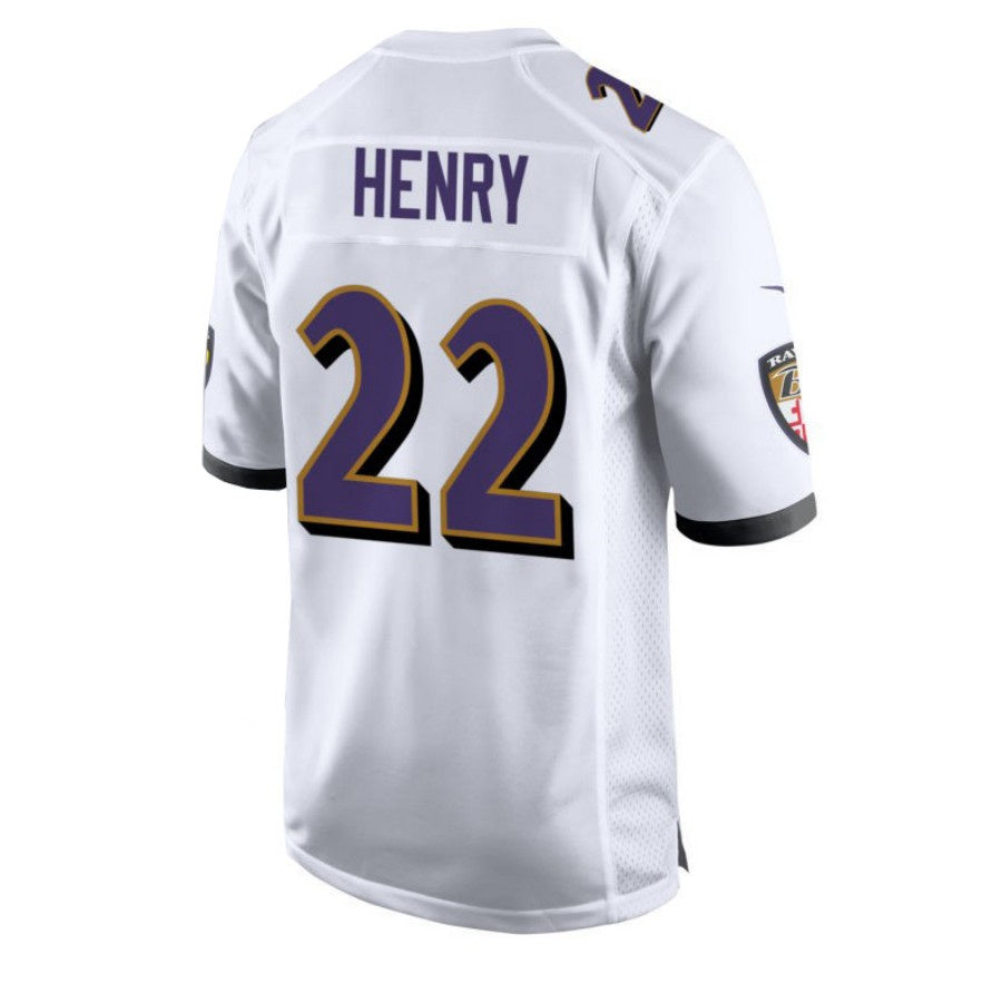 B.Ravens #22 Derrick Henry Game Player Jersey - White Stitched American Football Jerseys football jersey product view 1