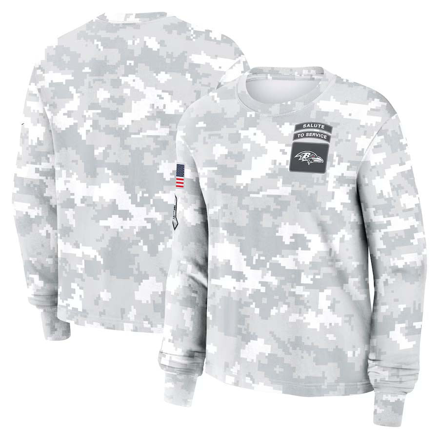 B.Ravens Salute To Service Club Pullover Cheap sale Birthday agifts Stitched American Player Football Jerseys football jersey product view 1