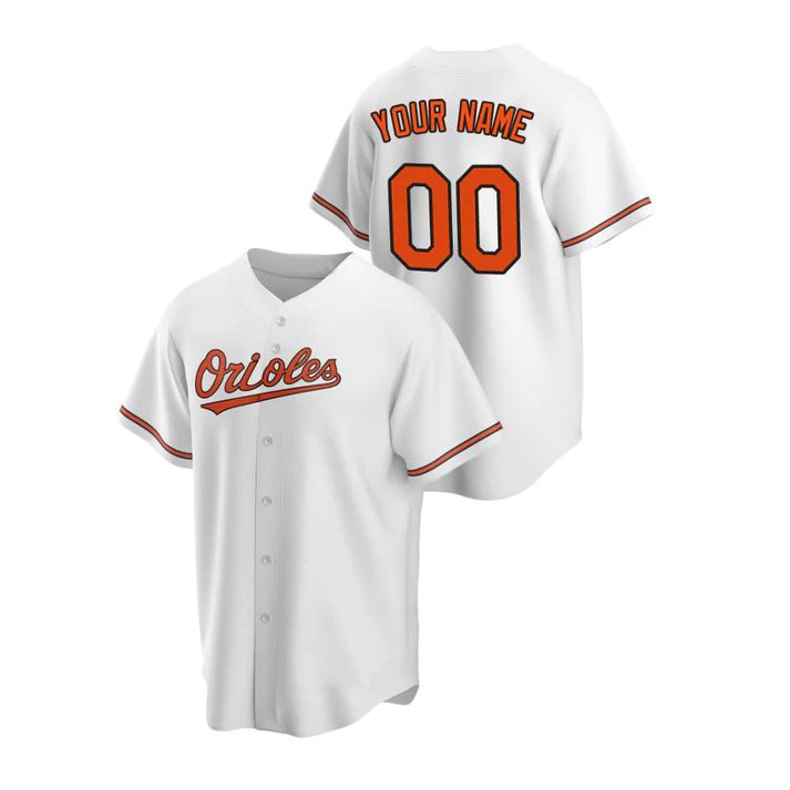 Custom Baltimore Orioles Men Youth Women White Jersey Stitched Baseball Jerseys baseball jersey product view 1