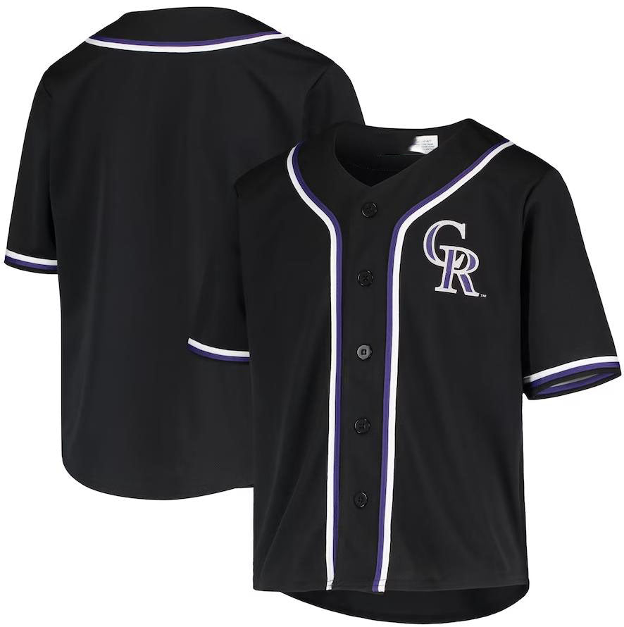 Colorado Rockies Black Home Replica Player Name Jersey Baseball Jerseys baseball jersey product view 1