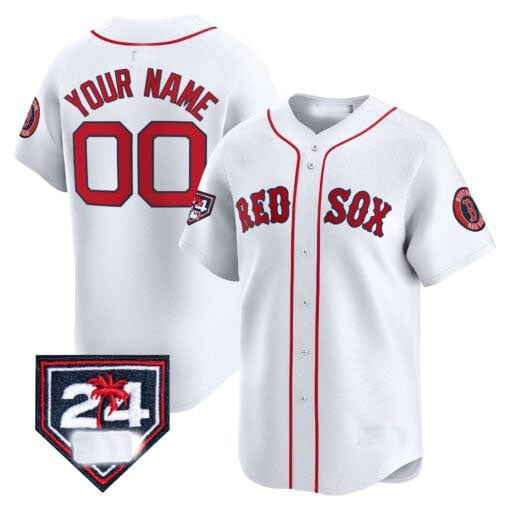 Custom Boston Red Sox 2024 Spring Training Patch Vapor Premier Limited¨C All Stitched Baseball Jersey baseball jersey product view 1
