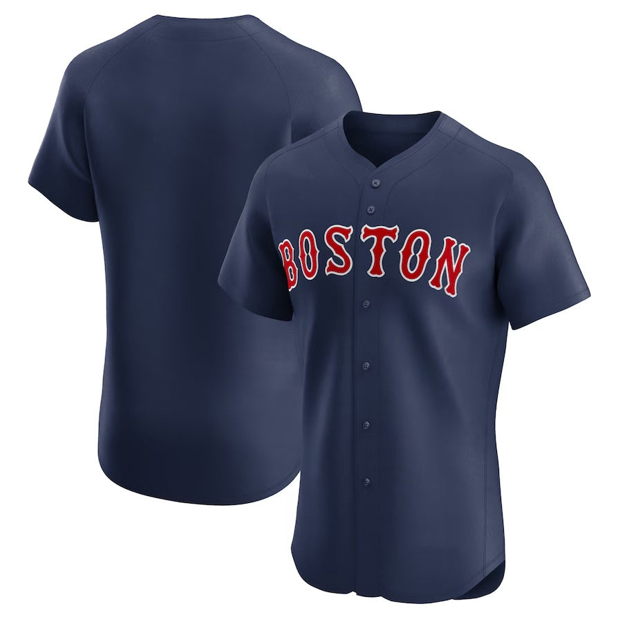 Boston Red Sox Alternate Elite Jersey - Navy Stitched Baseball Jersey baseball jersey product view 1