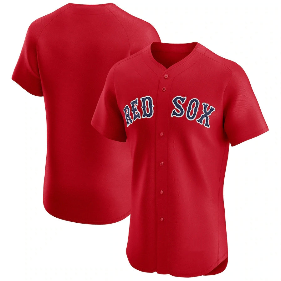 Boston Red Sox Alternate Elite Jersey - Red Stitched Baseball Jersey baseball jersey product view 1
