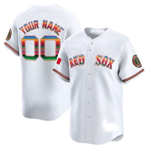 Custom Boston Red Sox Mexico Vapor Premier Limited¨C All Stitched Baseball Jersey baseball jersey product view 1