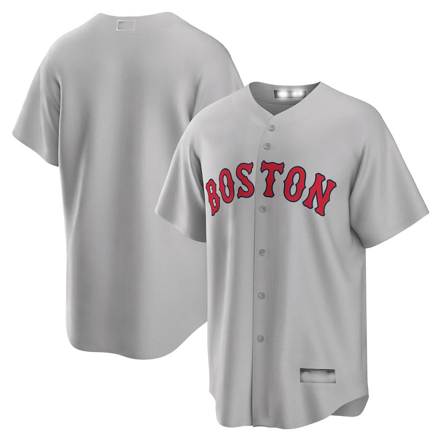 Boston Red Sox Gray Road Replica Team Jersey Baseball Jerseys baseball jersey product view 1