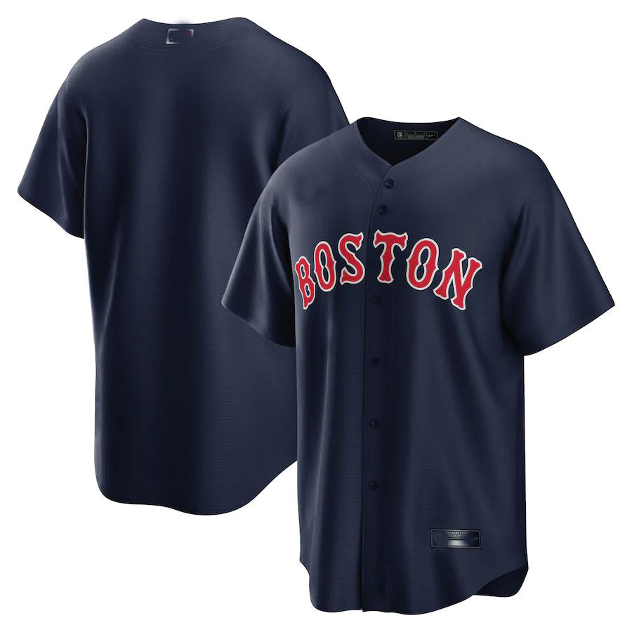 Boston Red Sox Navy Alternate Replica Team Jersey Baseball Jerseys baseball jersey product view 1