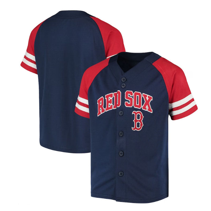 Boston Red Sox Team Jersey - Navy Red Baseball Jerseys baseball jersey product view 1