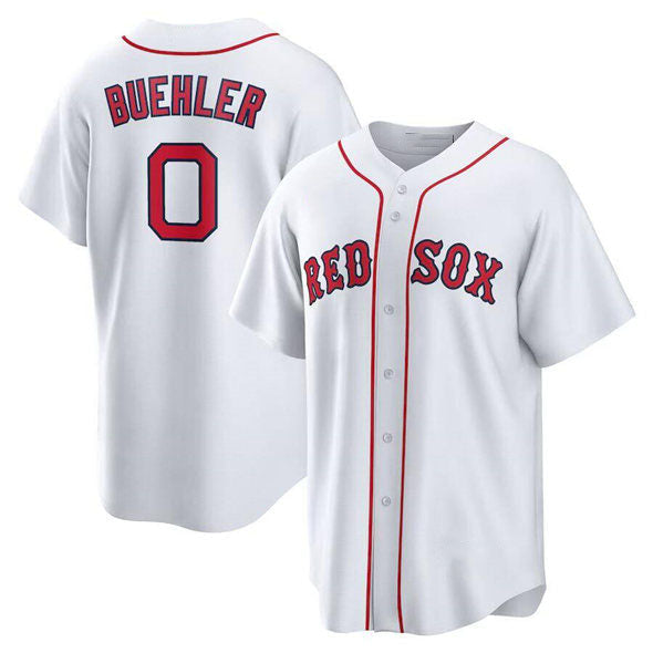 Boston Red Sox #0 Walker Buehler White 2025 Home Limited Stitched Baseball Jersey baseball jersey product view 1