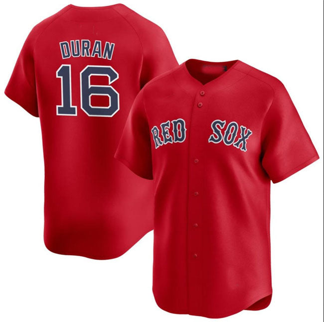 Boston Red Sox #16 Jarren Duran Red 2024 Alternate Limited Stitched Baseball Jersey baseball jersey product view 1